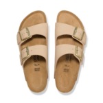 Birkenstock Arızona Platform Flex Nu Kadın Krem Çift Bantlı Terlik 1028379 - Görsel 4