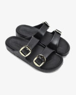 Skechers Arch Fıt Calı Breeze 2.0 Gold Star Siyah Kadın Çift Tokalı Terlik 111592 BLK - Görsel 7