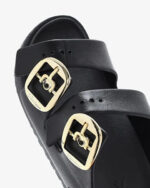 Skechers Arch Fıt Calı Breeze 2.0 Gold Star Siyah Kadın Çift Tokalı Terlik 111592 BLK - Görsel 8