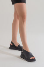 Wella Kadın Dolgu Topuk Sandalet 7712 - Görsel 5