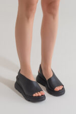 Wella Kadın Dolgu Topuk Sandalet 7712 - Görsel 8