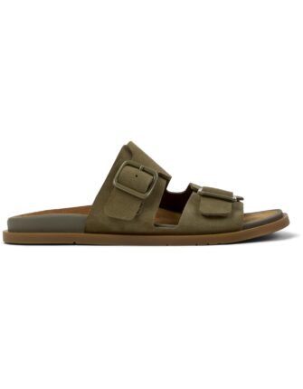 Camper L luck Erkek Haki Süet Deri Sandal K101091-004 - Haki Süet, 40